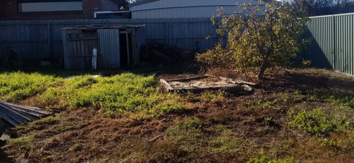 New site found to create a micro market garden.